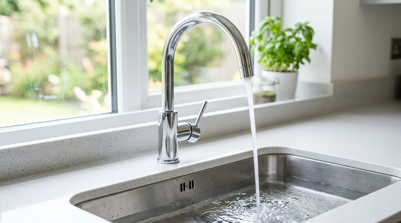 Local Plumbing Master Pros same day plumber fixing a faucet in Morristown, SD